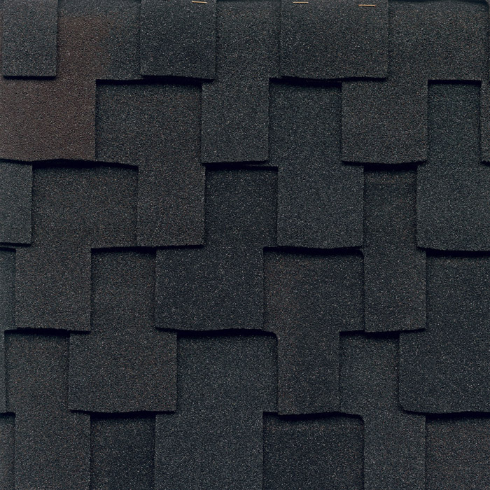 GAF's Grand Canyon Black Oak shingle swatch GAF's Grand Canyon Black Oak shingle swatch