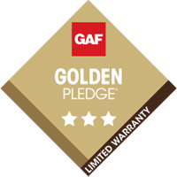 badge-golden-pledge GAF Golden Pledge Warranty