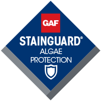 badge-stainguard GAF Shingles Stainguard Algae