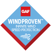 badge-windproven-protection GAF Shingles Windproven Protection